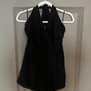 Open back romper